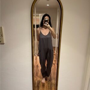 Gray Sleeveless Jumpsuit